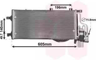 VAN WEZEL 37015370 -  Конденсатор, кондиционер